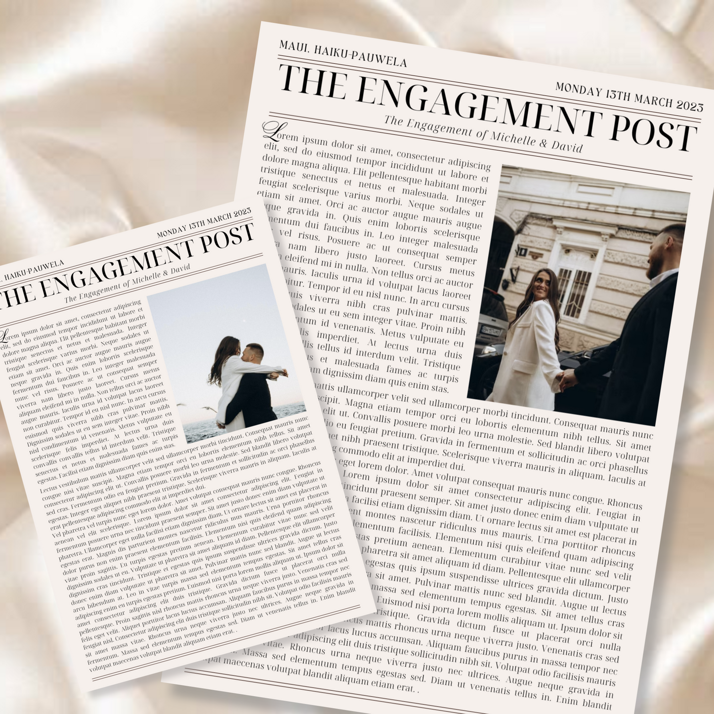 ENGAGEMENT POST ARTICLE TEMPLATE